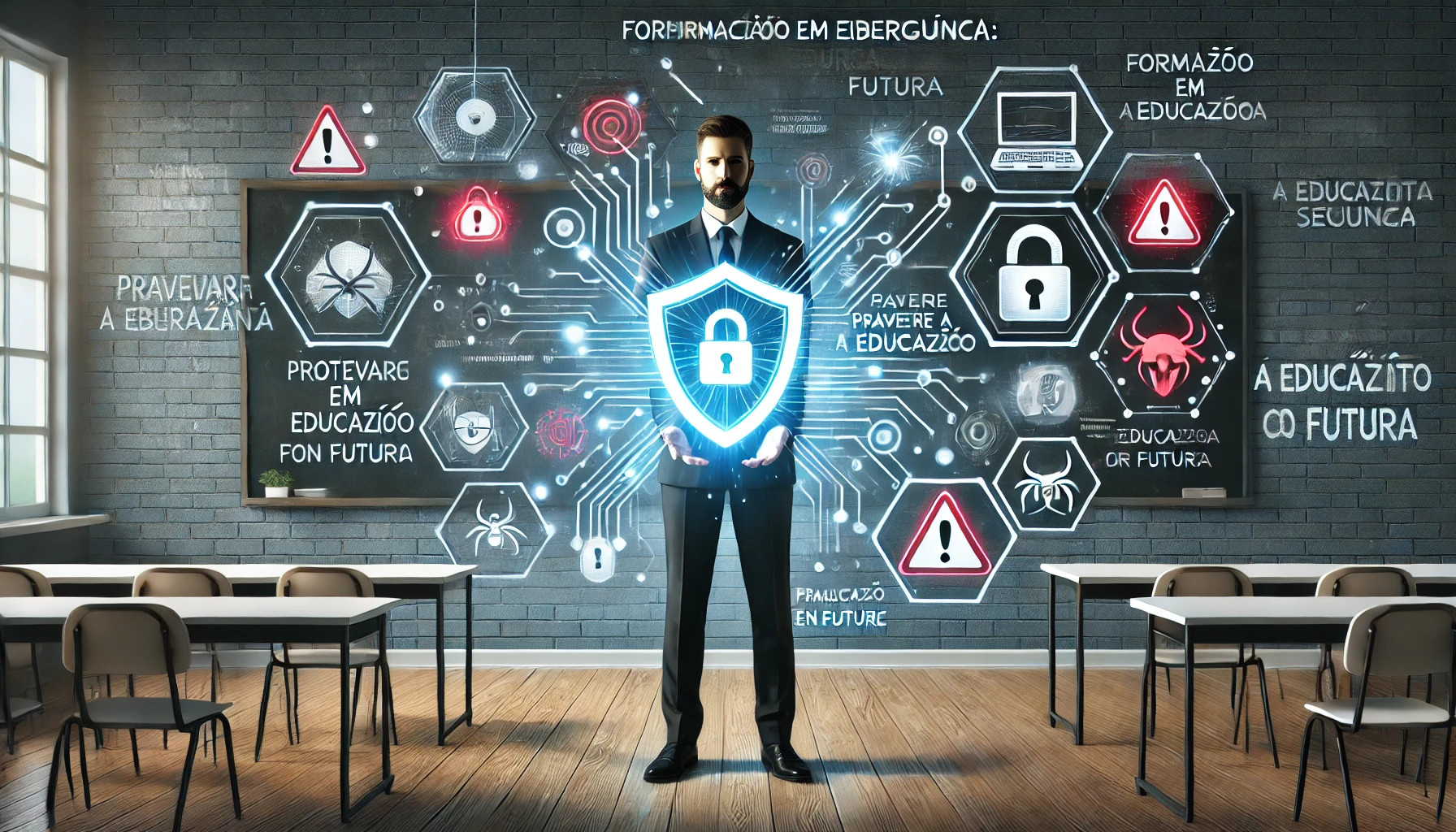 Proteja-se a si e aos alunos!
